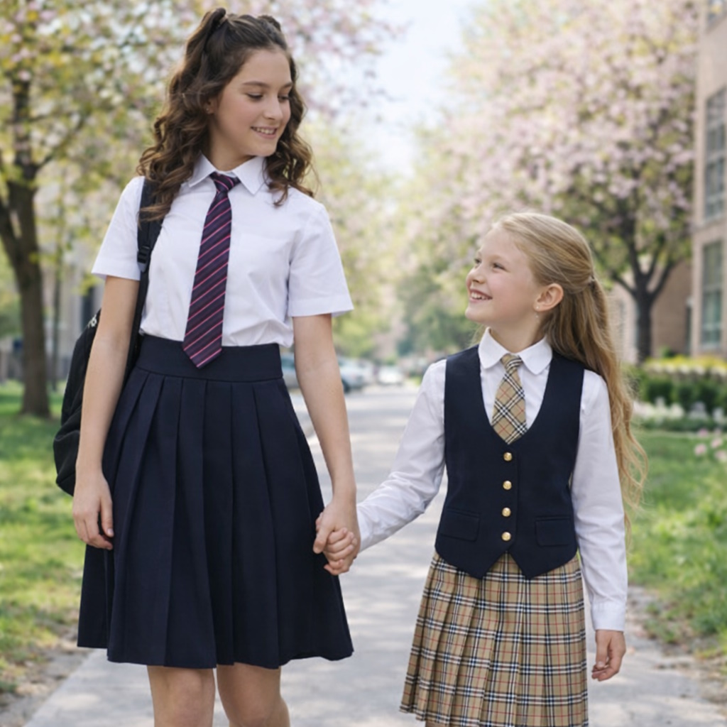 Школьная юбка в складку: компромисс между требованиями школы и комфортом ребенка
